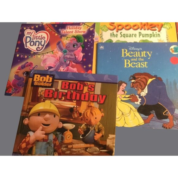 Lot Of 16 Childrens Books Featuring Disney Princess Dora My Little Pony & More - Picture 3 of 9
